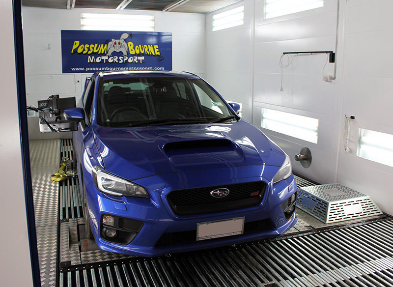 2015 VAB WRX STi on the Possum Bourne Motorsport Dyno