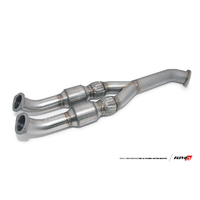 AMS Alpha Performance R35 GT-R 3.5" Catted Midpipe with 3.5" exit
