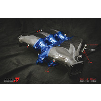 Alpha Performance R35 GT-R Carbon Fiber Intake Manifold (Anodised) Colour: Blue