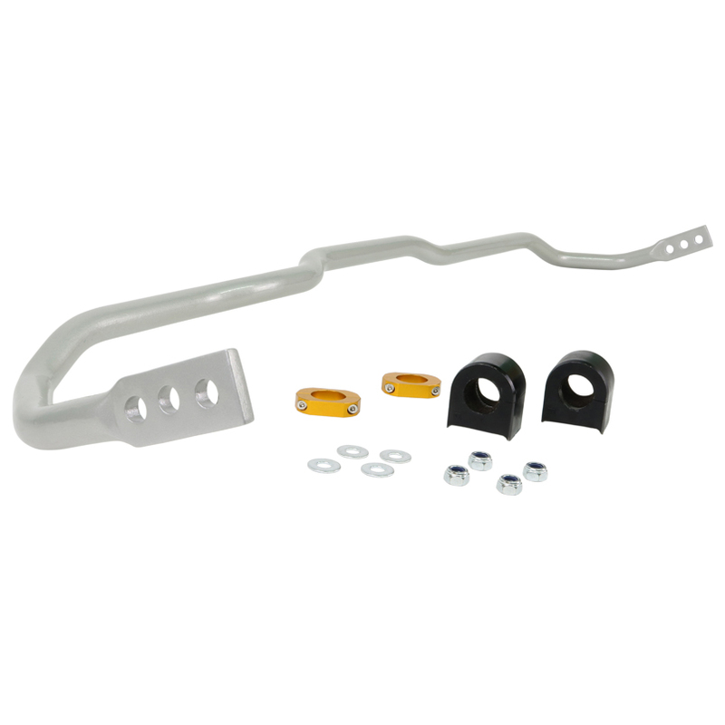 Whiteline Front Sway Bar - 24mm 3 Point Adjustable to Suit Audi, Seat, Skoda and Volkswagen PQ35 Fwd | BWF19XZ