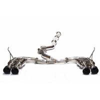 Invidia R400 Cat back Exhaust with Ti Tips Straight Cut 11-14 WRX and 07-14 STI