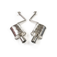 Invidia Q300 Diff Back Exhaust w/SS Rolled Tips - Lexus IS250 GSE30R 13-15, IS350 13-21