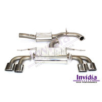 Invidia Q300 Non-Valved Catback Exhaust w/Oval SS Rolled Tips - VW Golf R Mk7 | 