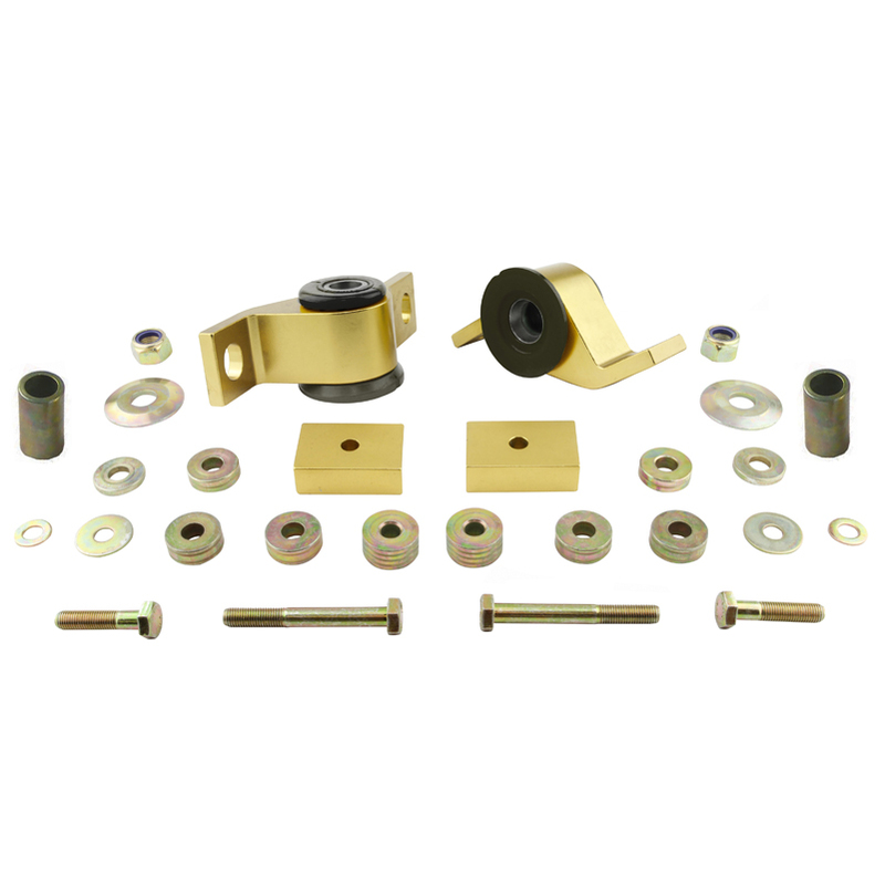 Whiteline Front Control Arm Lower - Inner Rear Bushing Double Offset Kit to Suit Subaru Impreza GD incl WRX/STi | KCA362