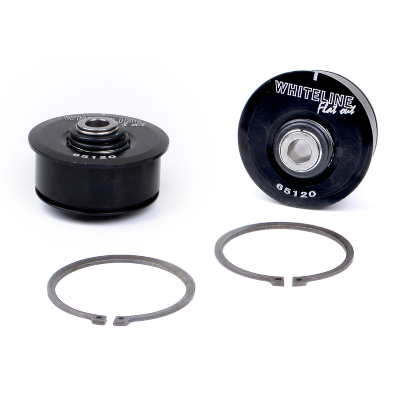 Whiteline Front Control Arm Lower - Inner Rear Bushing Double Offset Kit to Sut Mitsubishi Lancer Evolution X | KCA400M