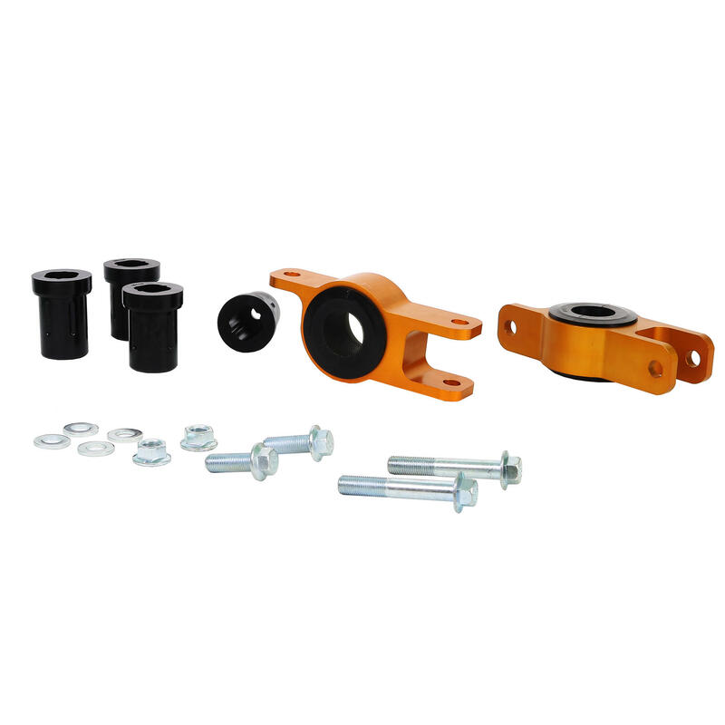 Whiteline Front Control Arm Lower - Inner Rear Bushing Double Offset Kit to Suit Honda Civic X Gen FC, FK, FK8 | KCA467