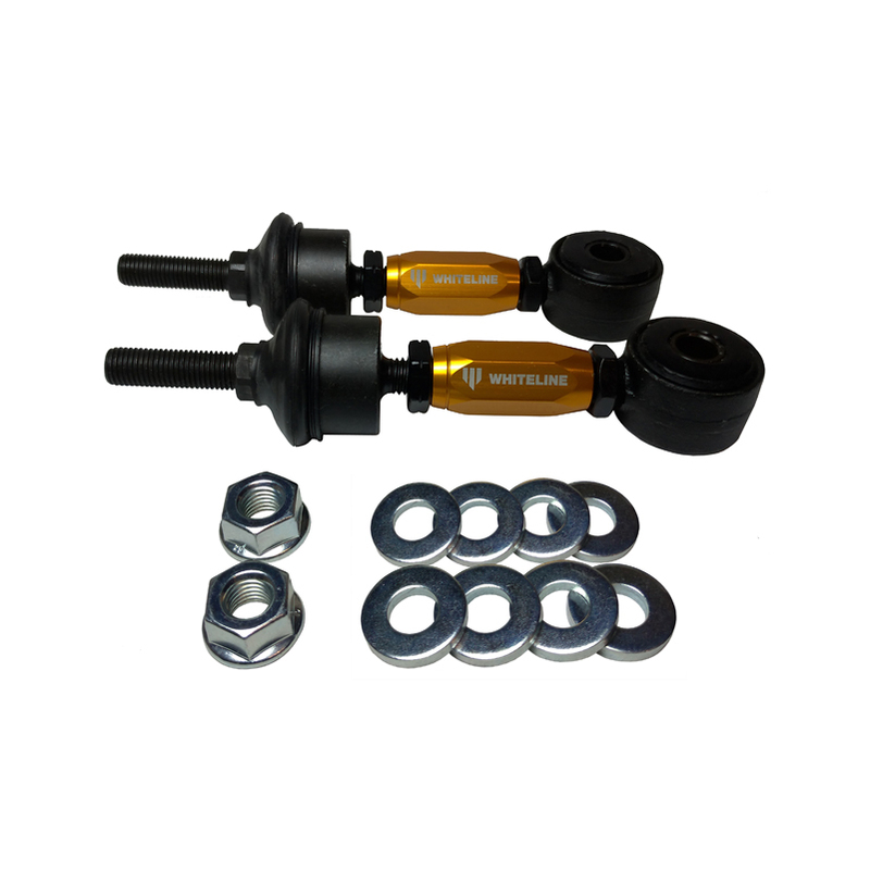 Whiteline Universal Sway Bar Link - Ball/Bushing Style - 10mm Ball Stud 110-135mm | KLC188