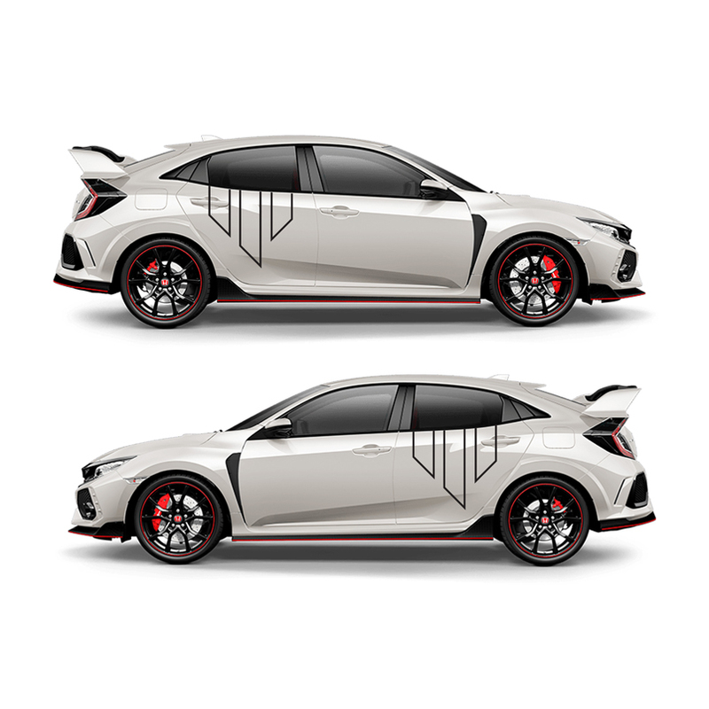 Whiteline Whiteline Vehicle Emblem Decal Pack - Small Black | KWM042S
