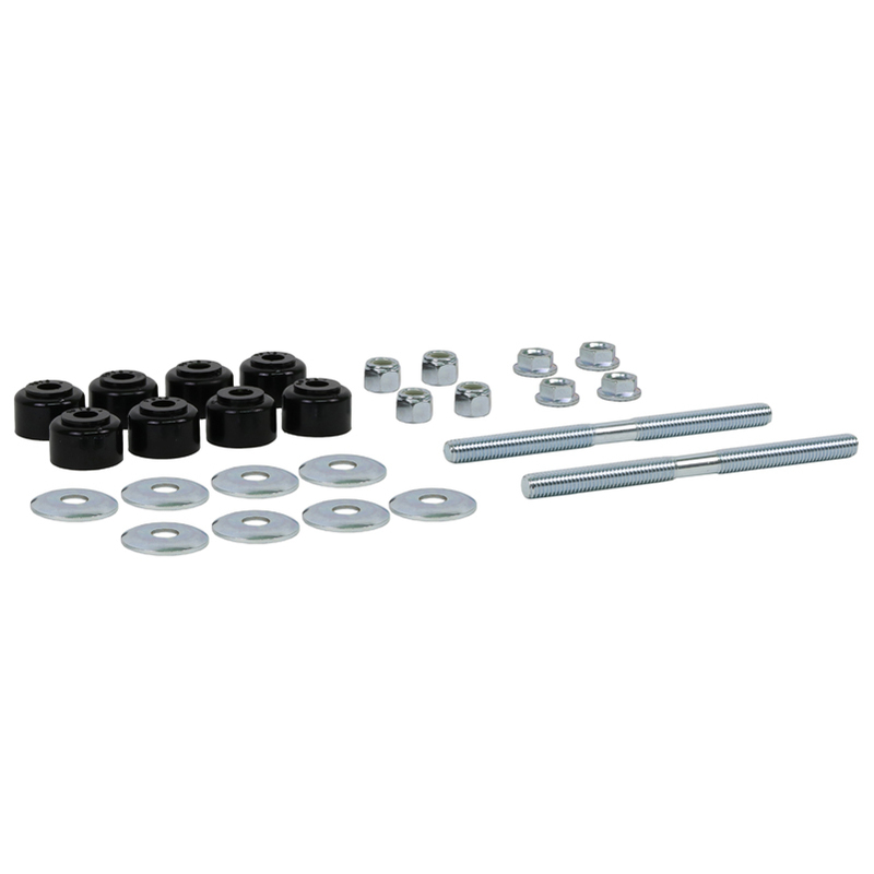 Whiteline Universal Sway Bar Link - Treaded Rod and Bushings style - 140mm With Bushings | W21806S