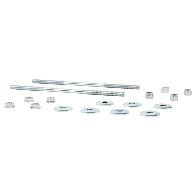 Whiteline Universal Sway Bar Link - Treaded Rod and Bushings style - 240mm Without Bushings | W21809