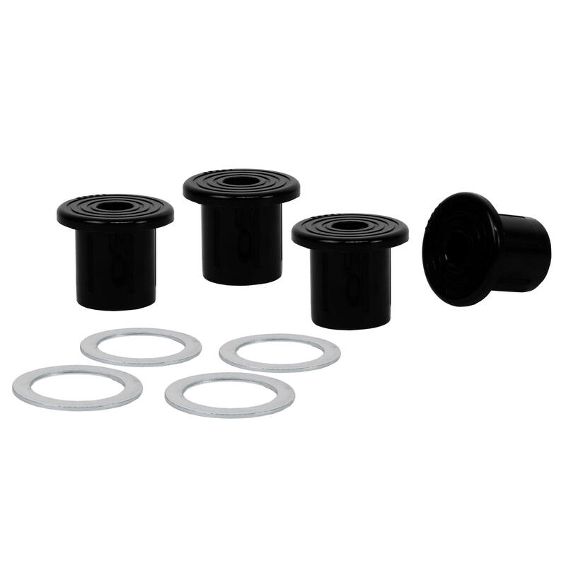 Whiteline Rear Leaf Spring - Shackle Bushing Kit to Suit Toyota Land Cruiser 76, 78 and 79 Series | W73438A