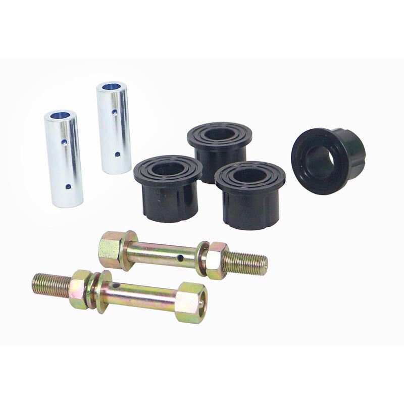 Whiteline Rear Leaf Spring - Front Eye Bushing and Greasable Pin Kit to Suit Nissan Navara D40, D23 | W73831